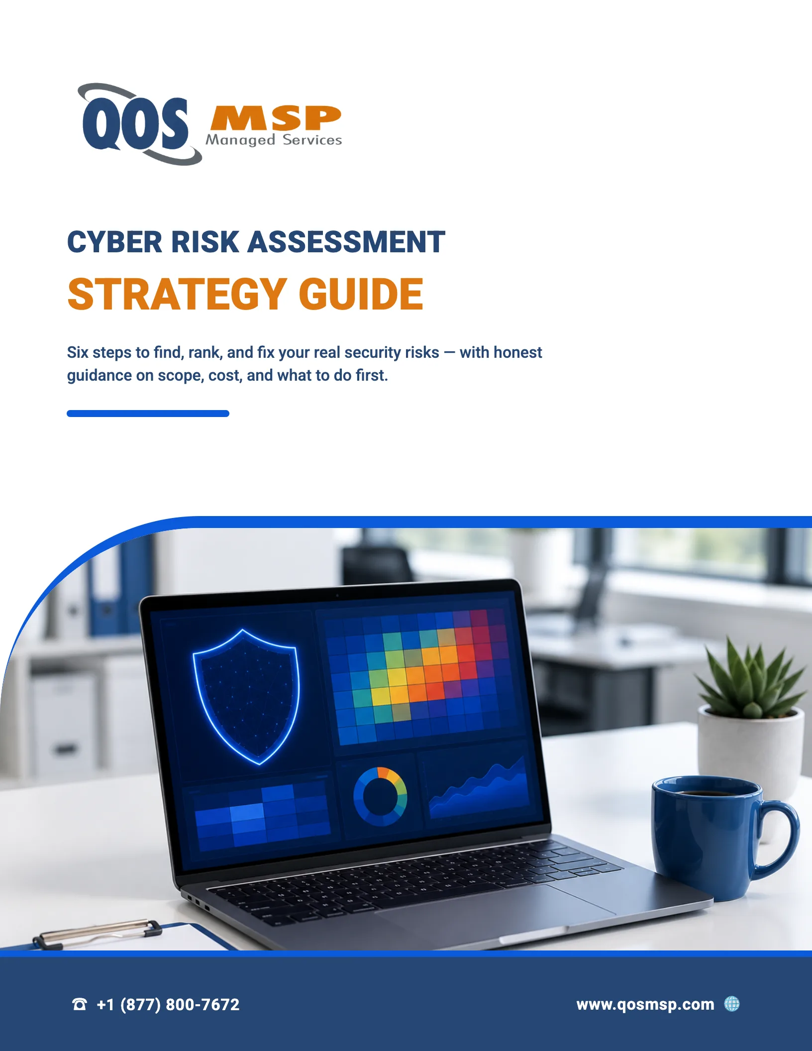 Cover of the QOS MSP Cyber Risk Assessment Strategy Guide