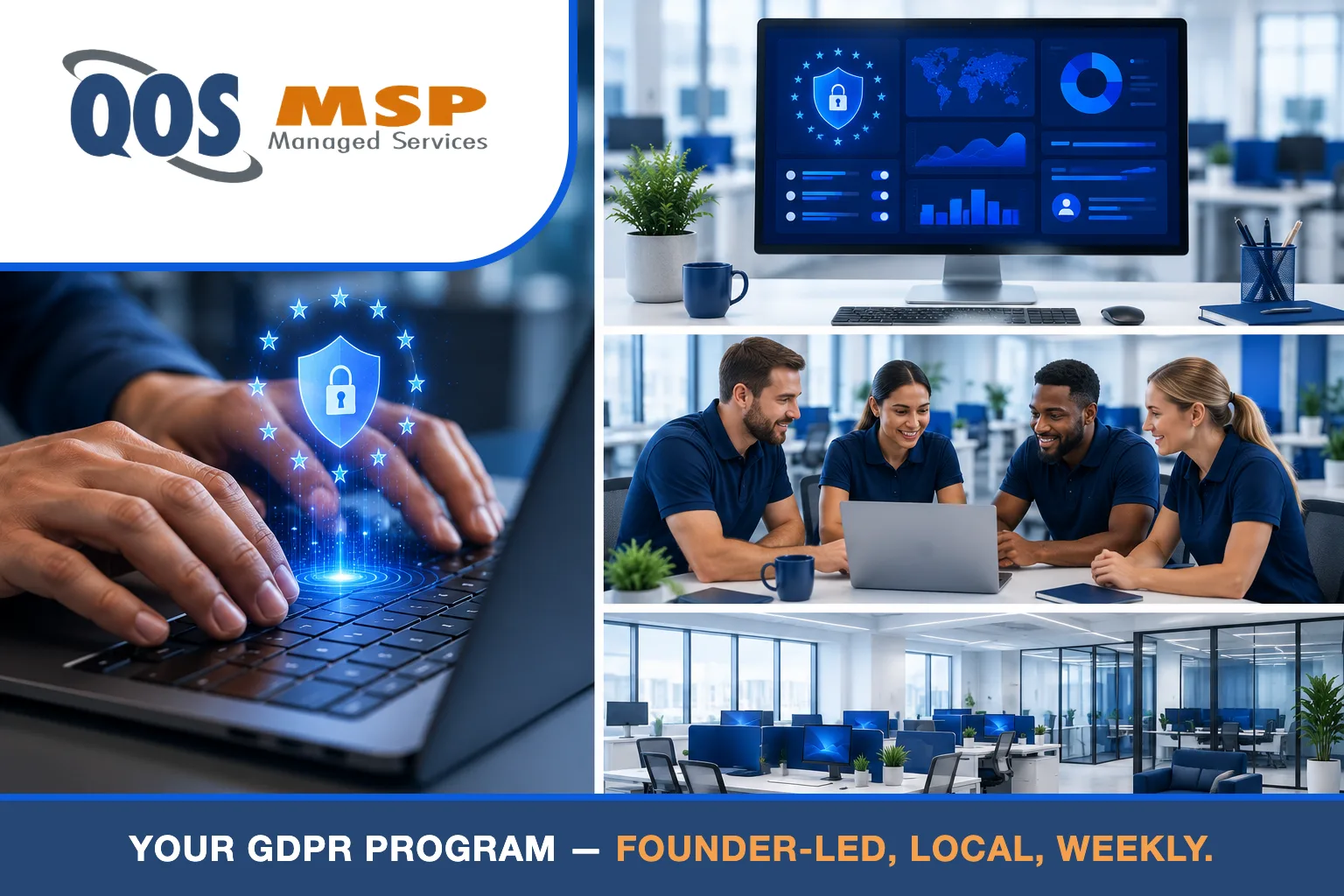 QOS MSP privacy team running a GDPR compliance program