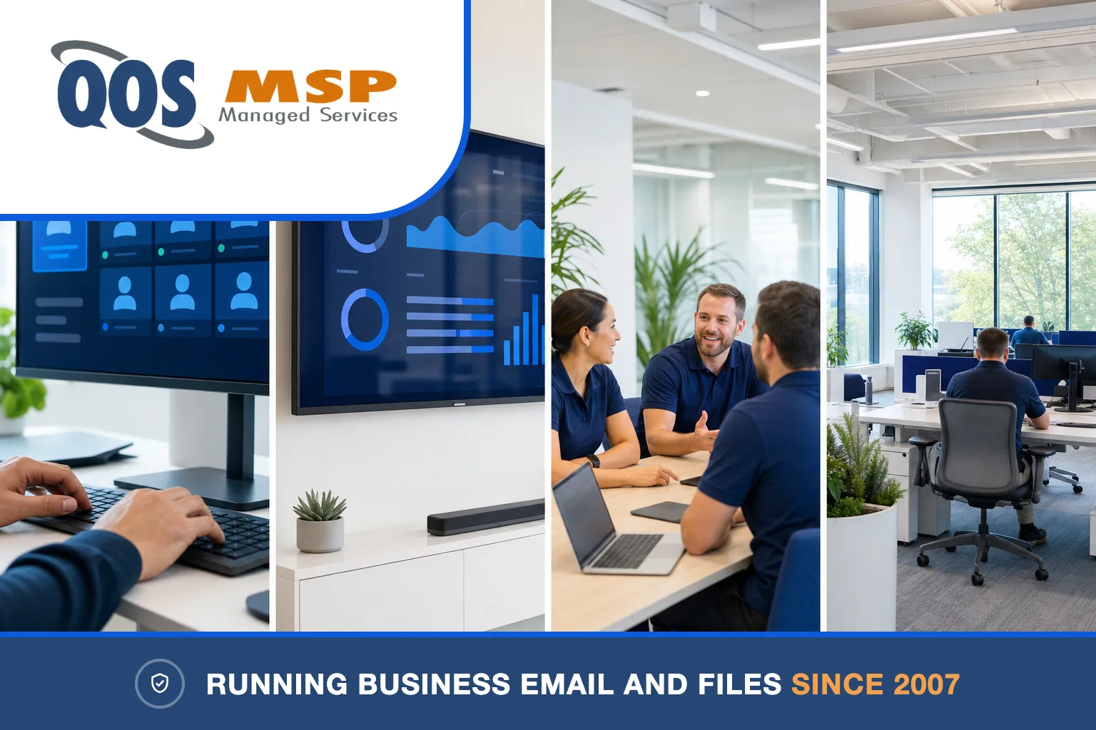 QOS administrators managing Microsoft 365 and Google Workspace tenants for Indianapolis businesses